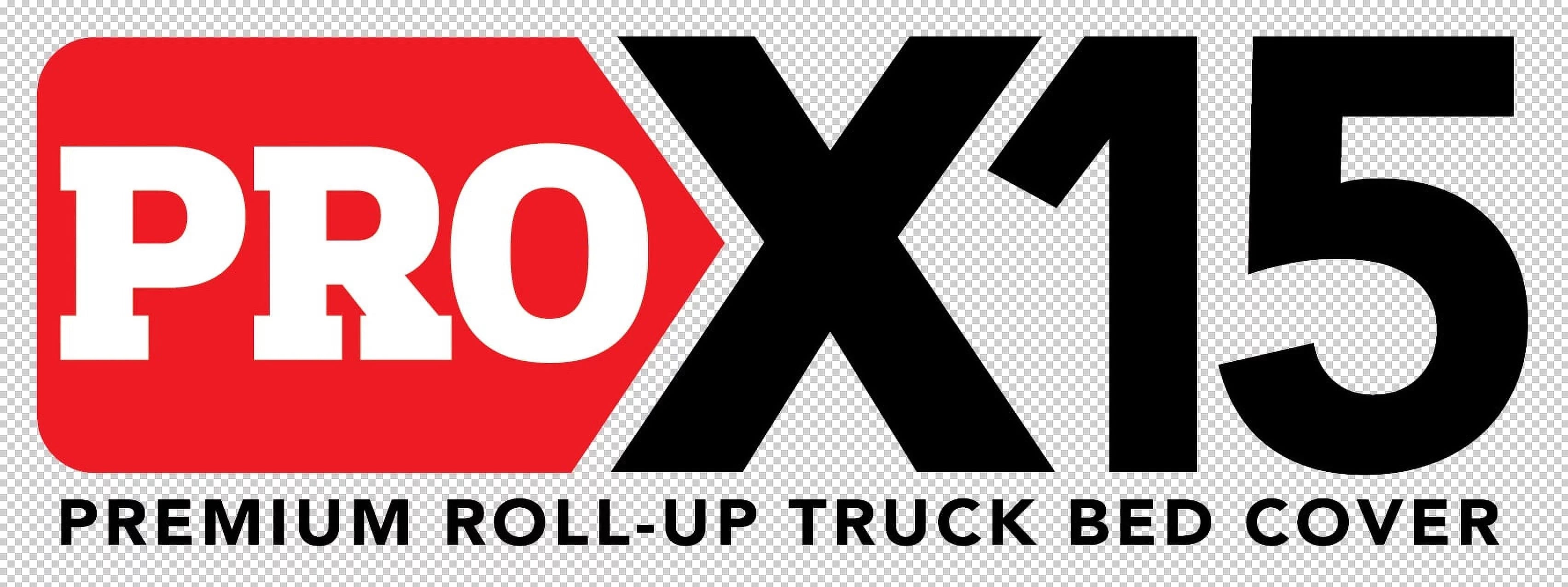 TruXedo Pro X15 Soft Roll Up Truck Bed Tonneau Cover | 1498301 | Compatible with 2015 - 2023 Ford F-150 6' 7" Bed (78.9") , Black