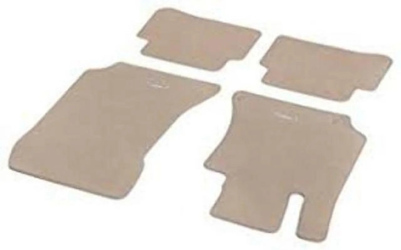 New Genuine Mercedes C250 C300 C350 Carpeted Floor Mat Set Beige  Cloth Set