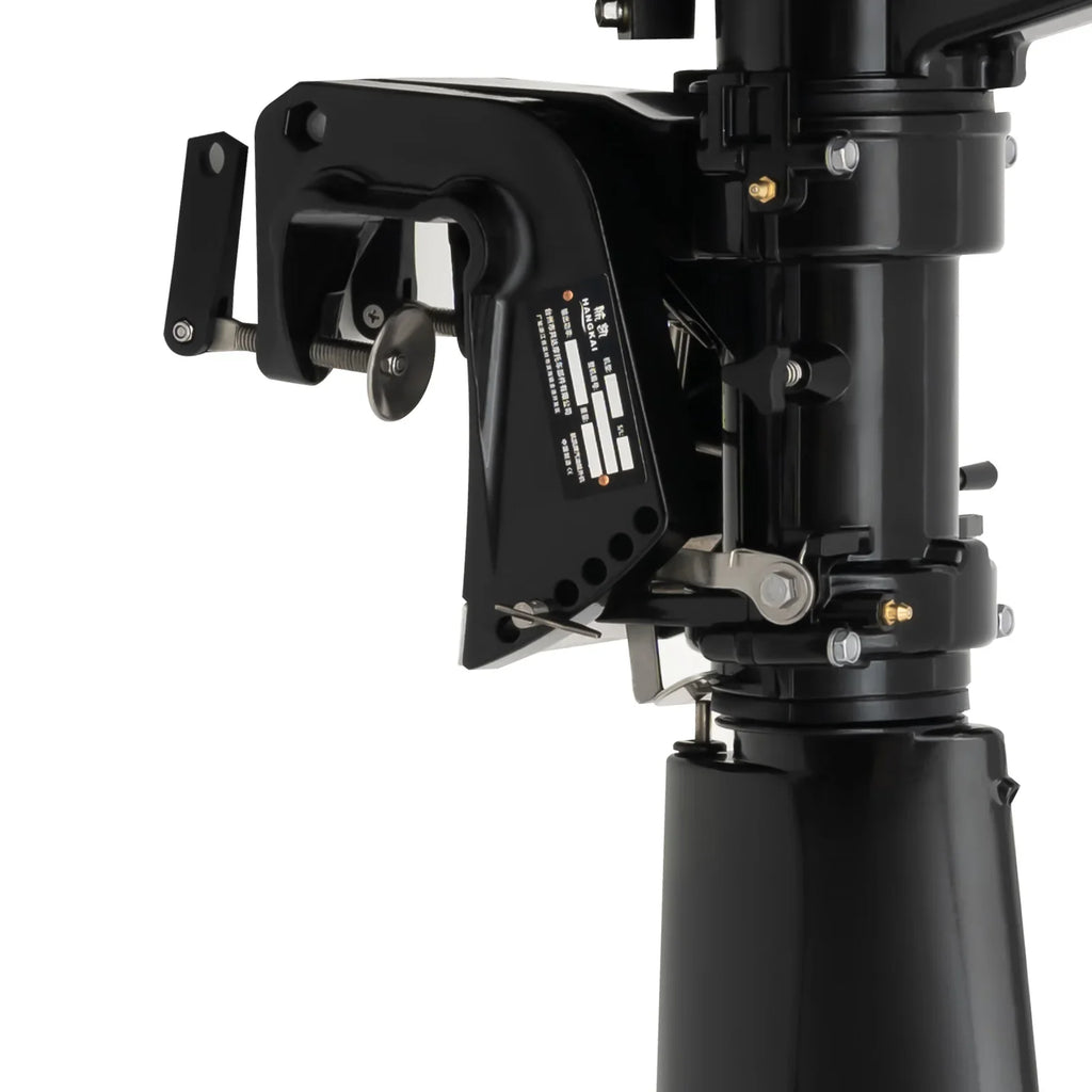 Anqidi 6.5HP 4 Stroke Outboard Motor 123CC Heavy Duty Boat Engine with Single Cylinder Water Cooling System &  Ignition Tiller Control Max 6000r/min