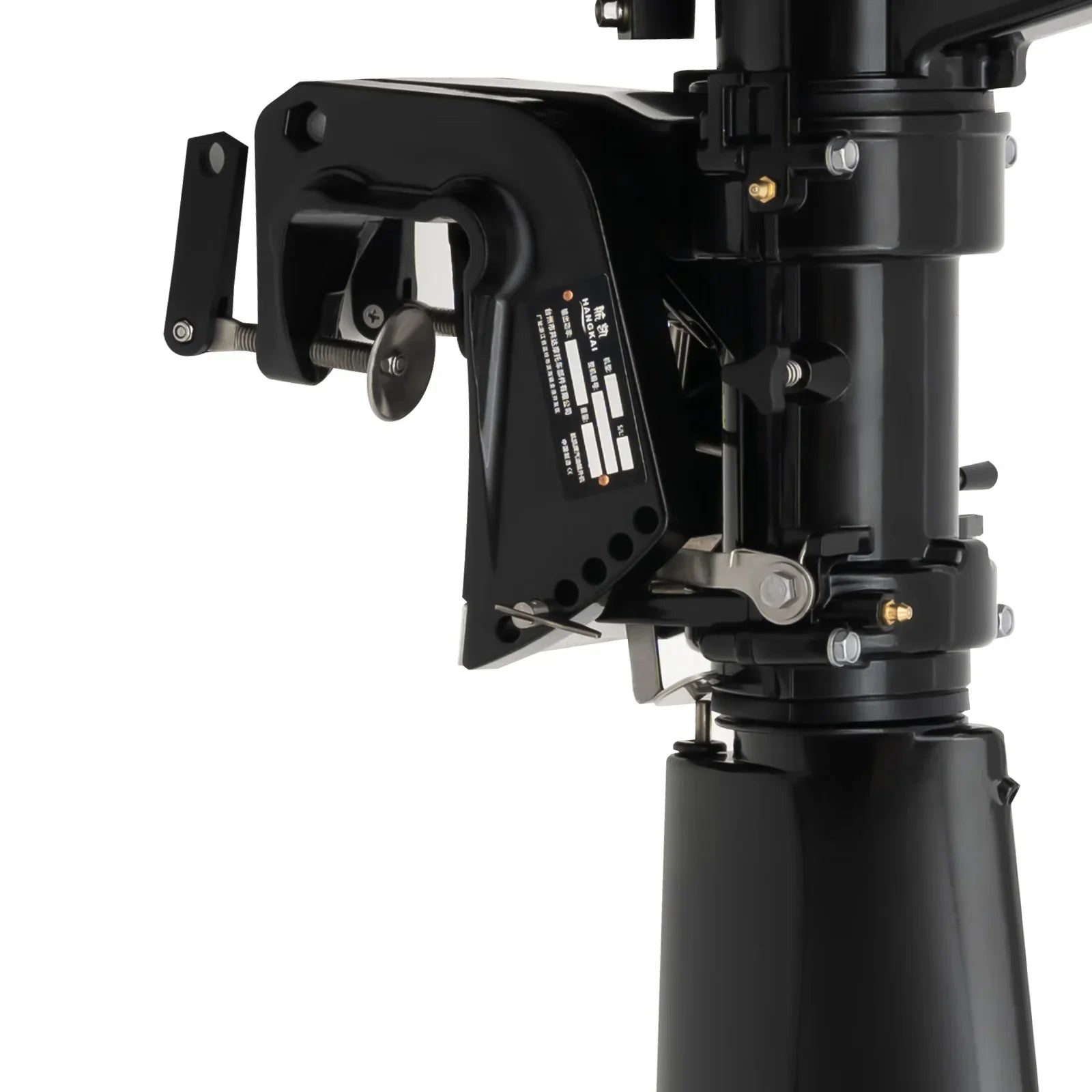 Anqidi 6.5HP 4 Stroke Outboard Motor 123CC Heavy Duty Boat Engine with Single Cylinder Water Cooling System &  Ignition Tiller Control Max 6000r/min