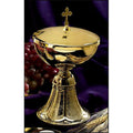 Christian Brands Church Supply JT525 200 Host  Ciborium with Cross Cover