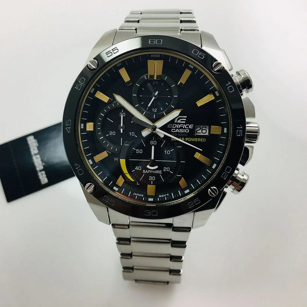 Casio Edifice Stainless Steel Chronograph Mens Watch -S500DB-1BVCR