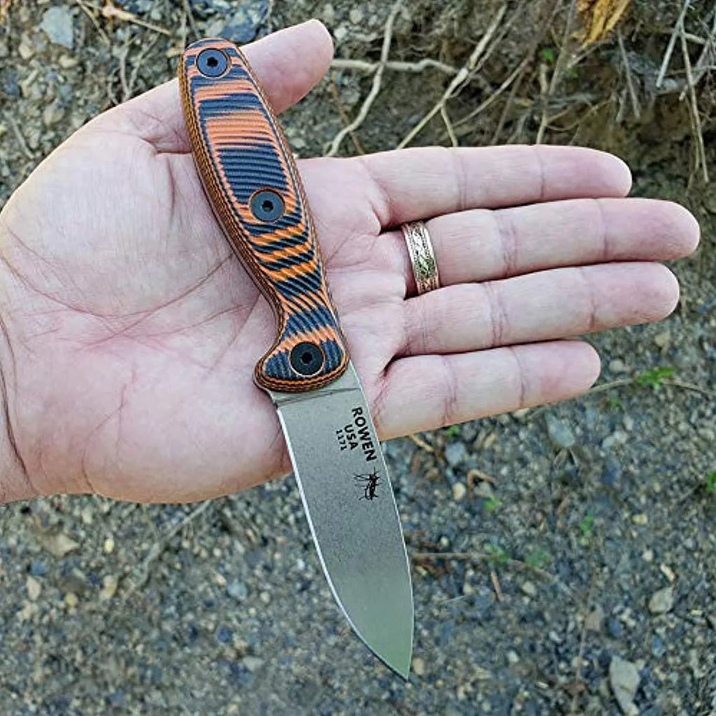 XAN2-006 Xancudo Fixed Blade Knife S35VN Stainless Steel & Orange/Black G10 Knives
