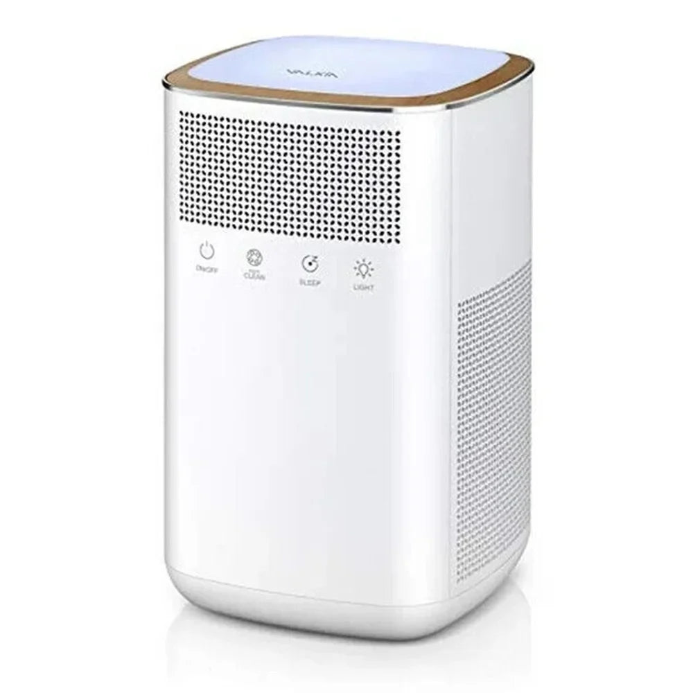 Air Purifier for Home Pets with True 3M ,  Night Light, Touch Button, Activated Carbon Filter for Large Room Bedroom Office White
