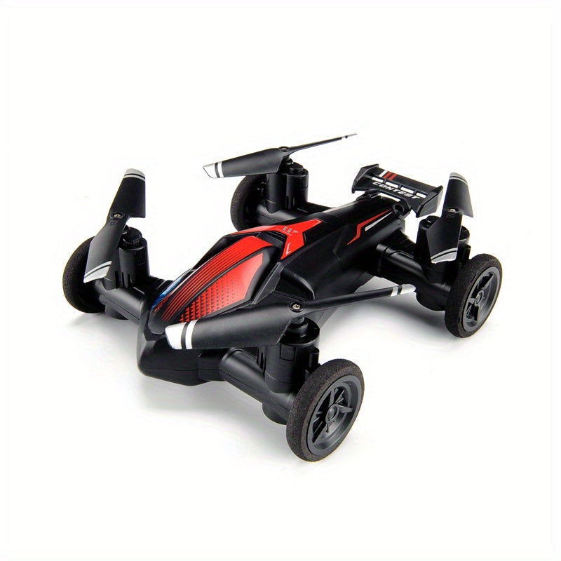 Drone For Land And Air Dual-use  Toy Car Four-axis Unmanned Drone High-speed And Low-speed Switch Intelligent Height Setting, Stable Flight, Gift Toys