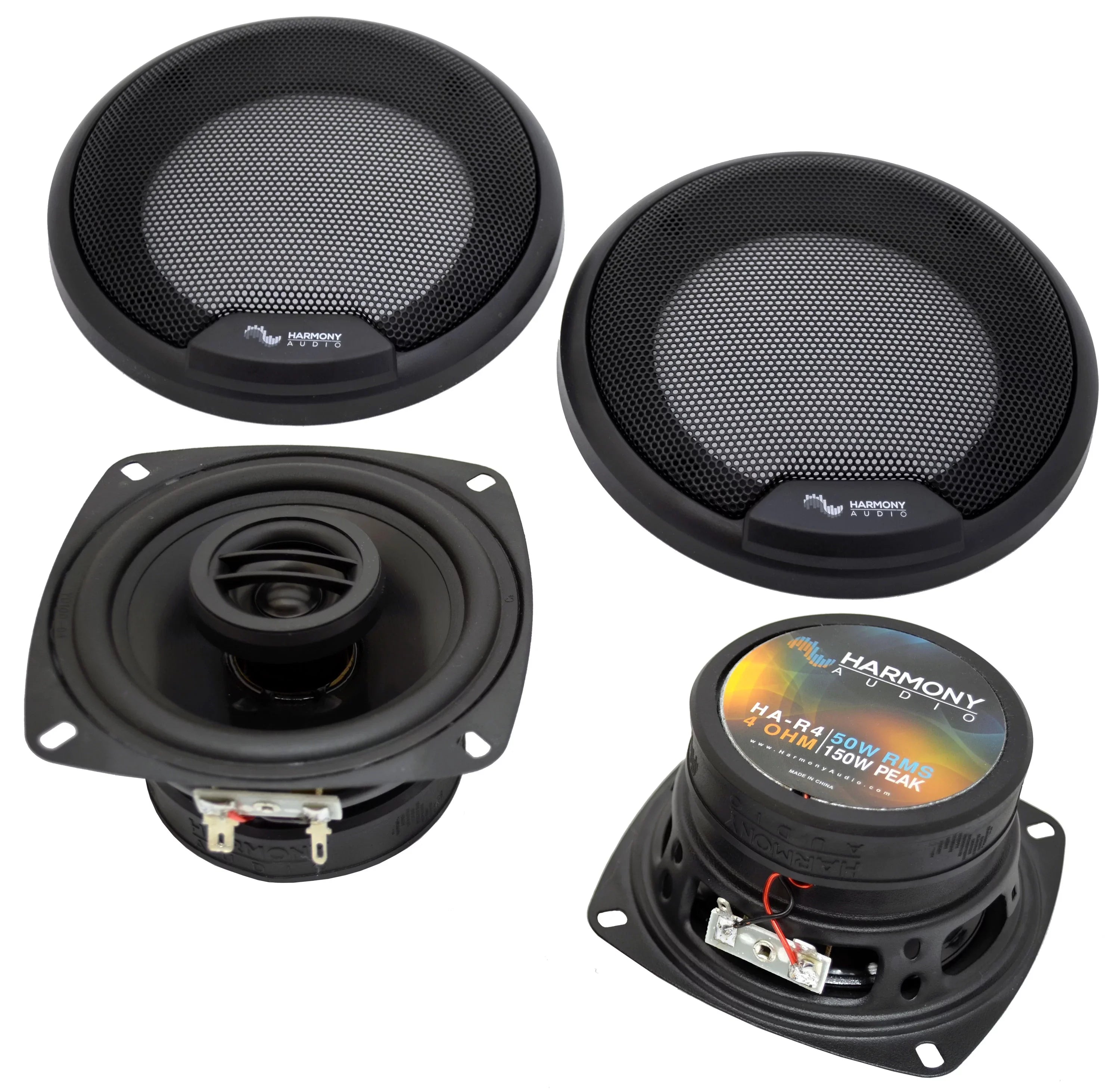 Fits Acura  2007-2016 Factory Speaker Upgrade Harmony (2) R65 R4 & CXA360.4