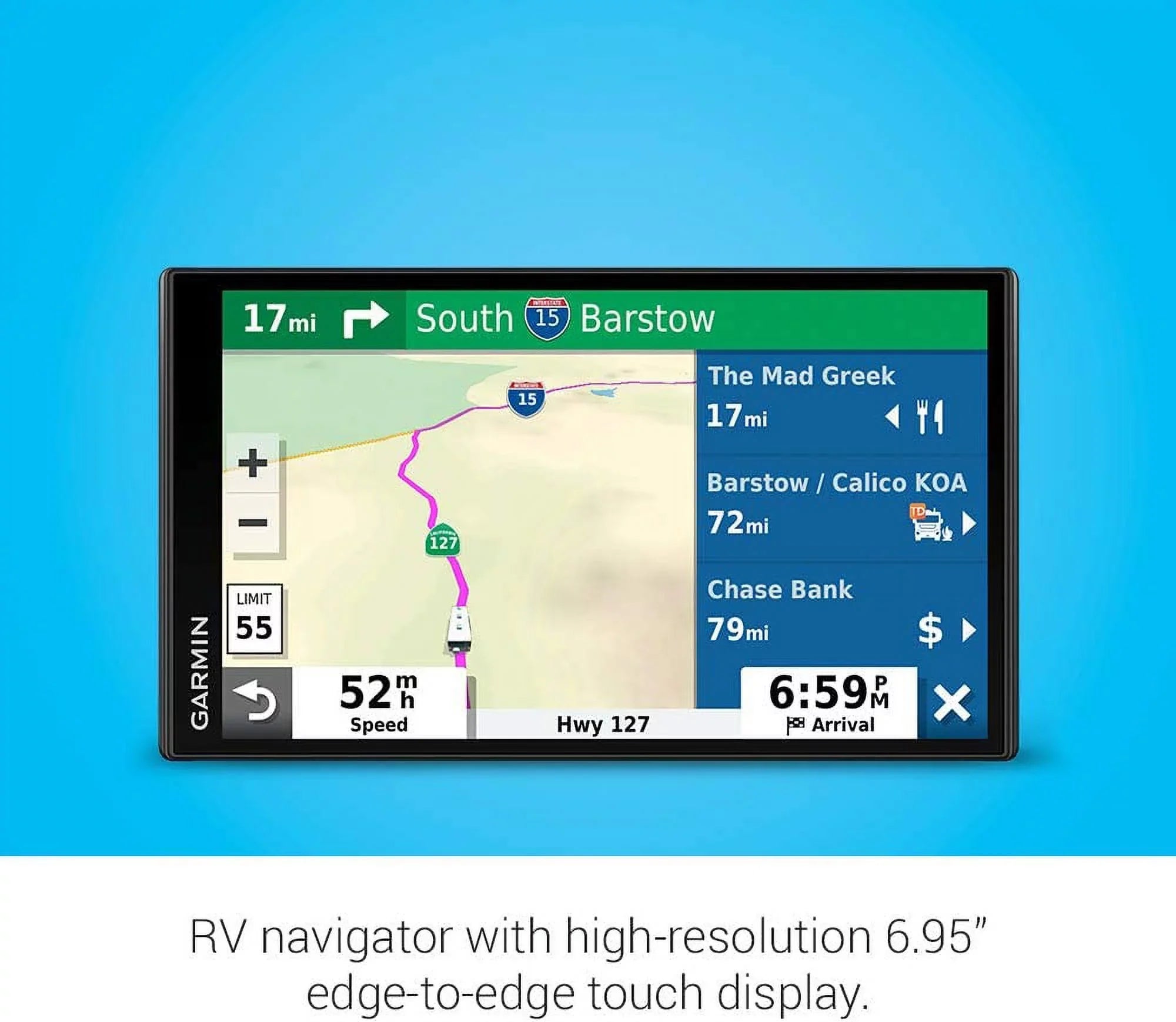 Garmin  780  Traffic Navigator with 8GB MicroSD Card, 6Ave Travel Bundle & Cleaning Kit