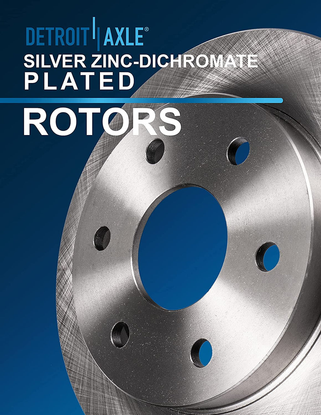 Detroit Axle - Front Brake Kit for Chevy  Suburban Avalanche Express Silverado Sierra Savana 1500 Tahoe Yukon Replacement Disc Brake Rotors Ceramic Brakes Pads: 12" Rotor
