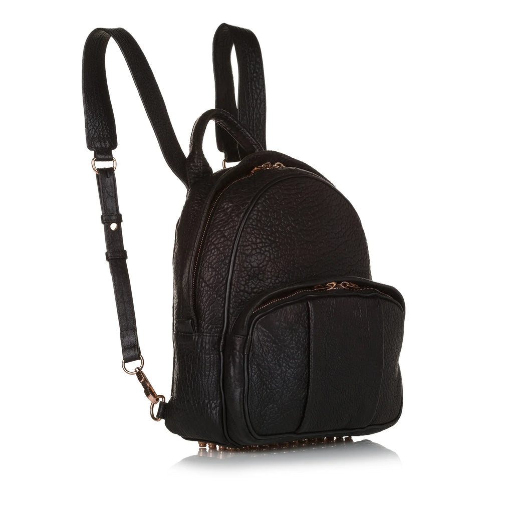 Pre-Owned Authenticated Alexander Wang Dumbo Backpack Calf Leather Black Unisex (Good)