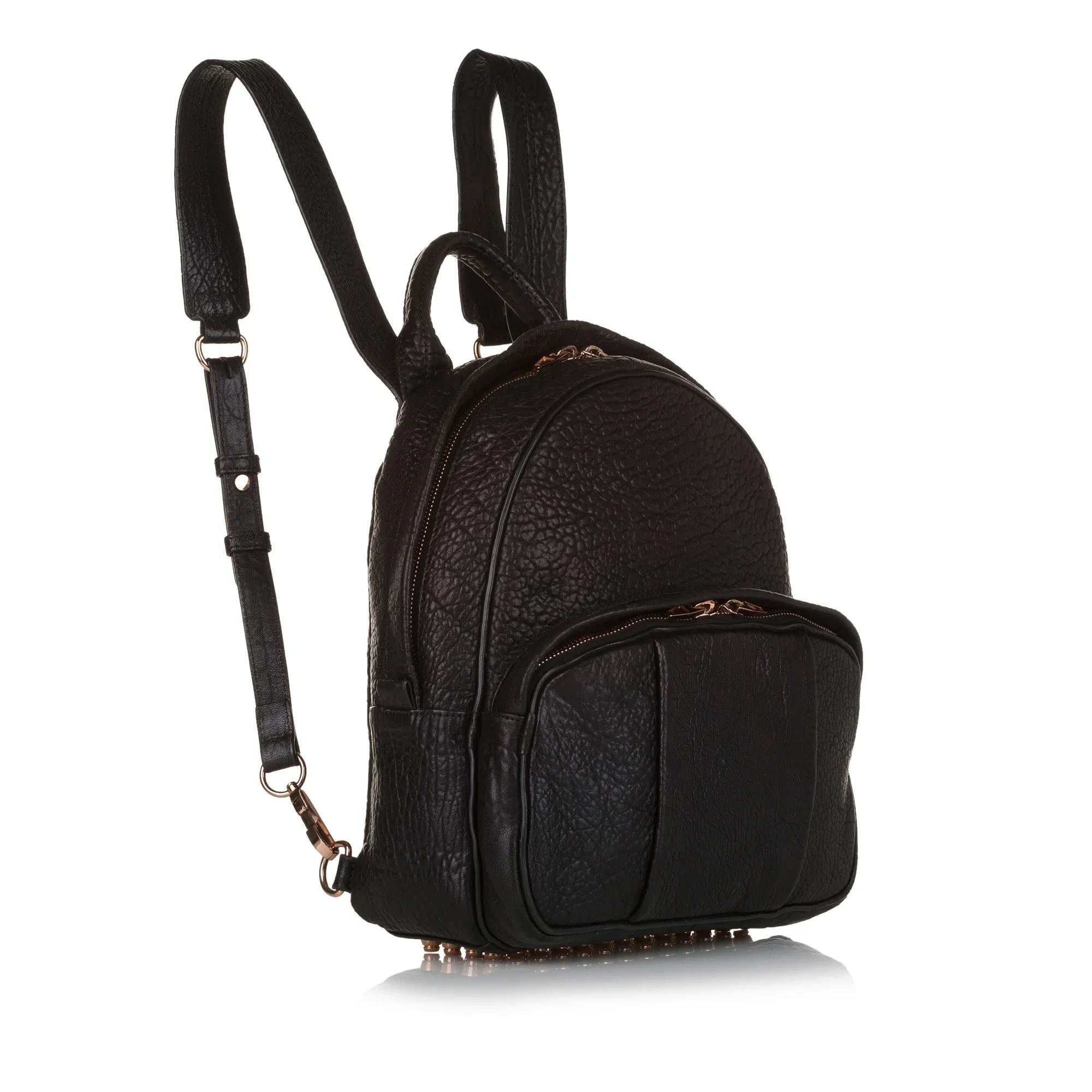 Pre-Owned Authenticated Alexander Wang Dumbo Backpack Calf Leather Black Unisex (Good)