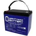 12V 75AH  Battery Replacement for Quantum Q6000Z,Pediatric, R-4000