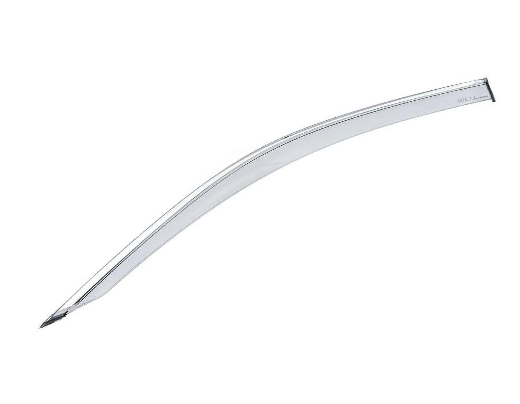 Wellvisors Side Window Visors Wind Deflectors Rain Guard With Chrome Trim for 2019 2020 2021 2022 2023 2024  X5 / G05 3-847BM015
