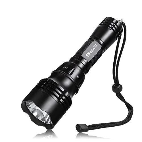Dive Lights Scuba Diving, 5 Modes Rechargeable Underwater Flashlight, 80M Waterproof Dive Flashlight with Battery and Charger for Snorkeling