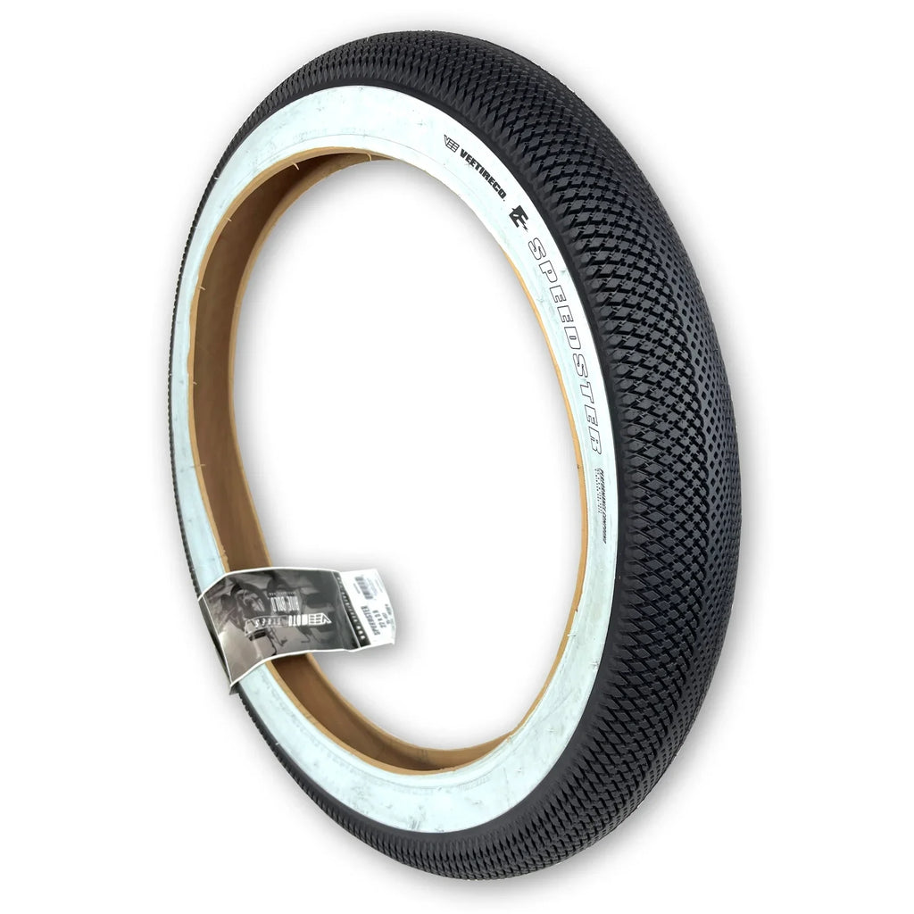 Vee Tire 22x3.0 Bike Tire, Whitewall Speedster E-Bike 50 Performance Compound