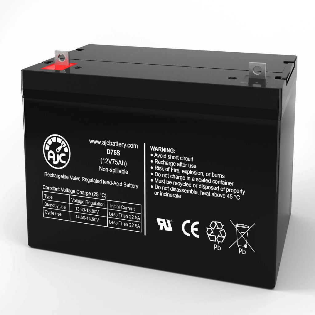 Pride Mobility Quantum R-4000 12V 75Ah Wheelchair Battery - This Is an  Brand Replacement