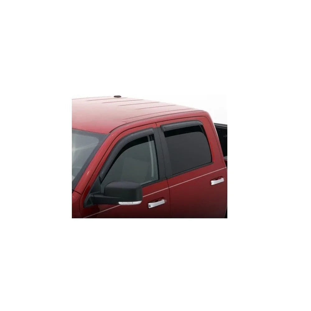 Ikon Motorsports Compatible with 14-23 Mitsubishi Mirage Hatchback Acrylic Window Visors Vent Windshield Deflector Rain Guard 4Pc Set Outside Mount 2014 2015 2016 2017 2018 2019 2020 2021
