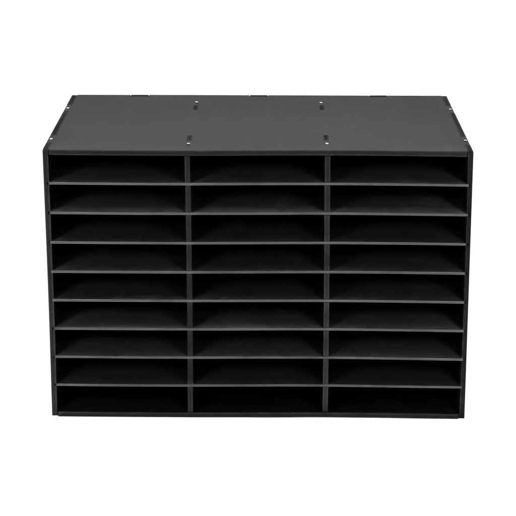 27 Slots File Sorter Literature Organizer Mail Paper Storage Holder Open Design