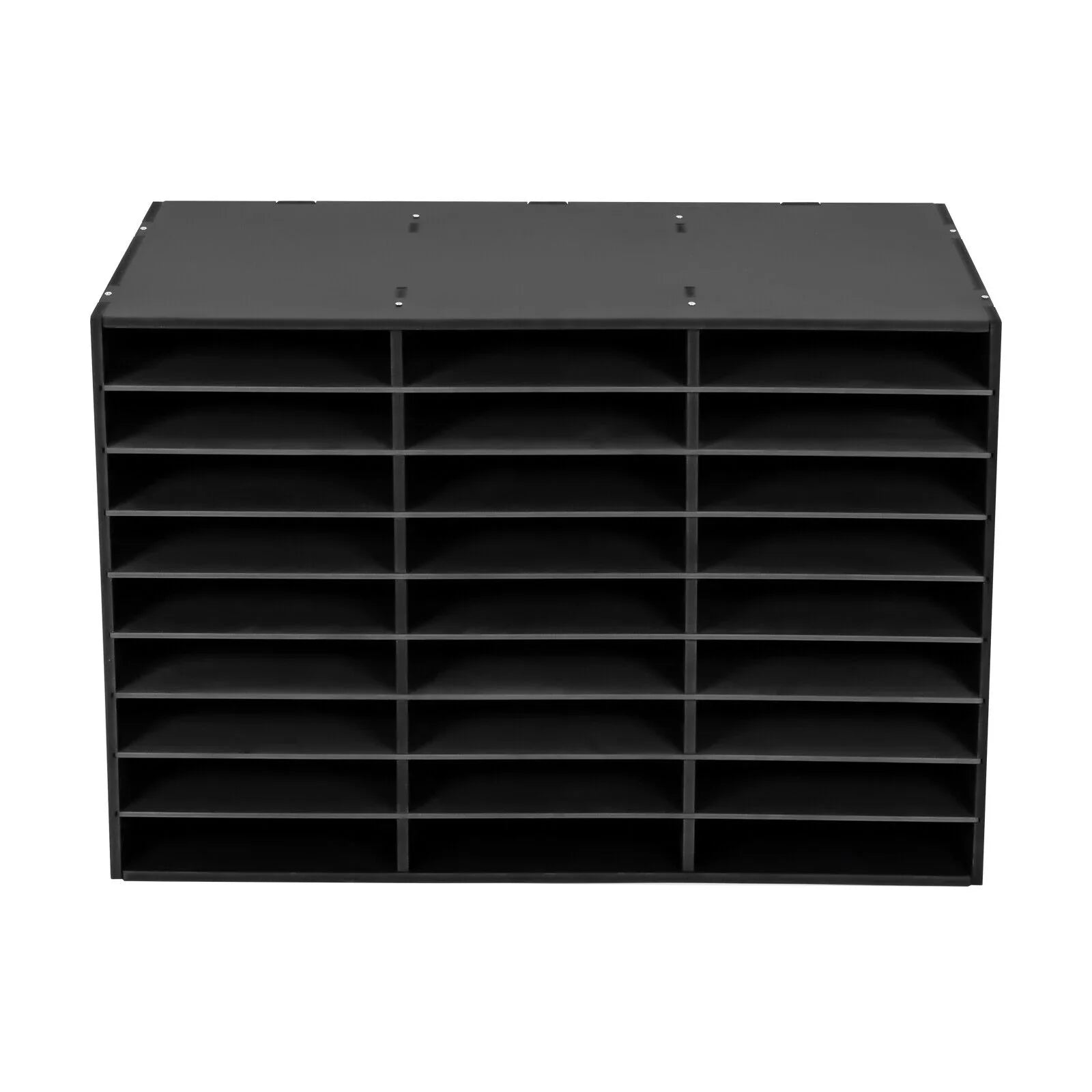 27 Slots File Sorter Literature Organizer Mail Paper Storage Holder Open Design