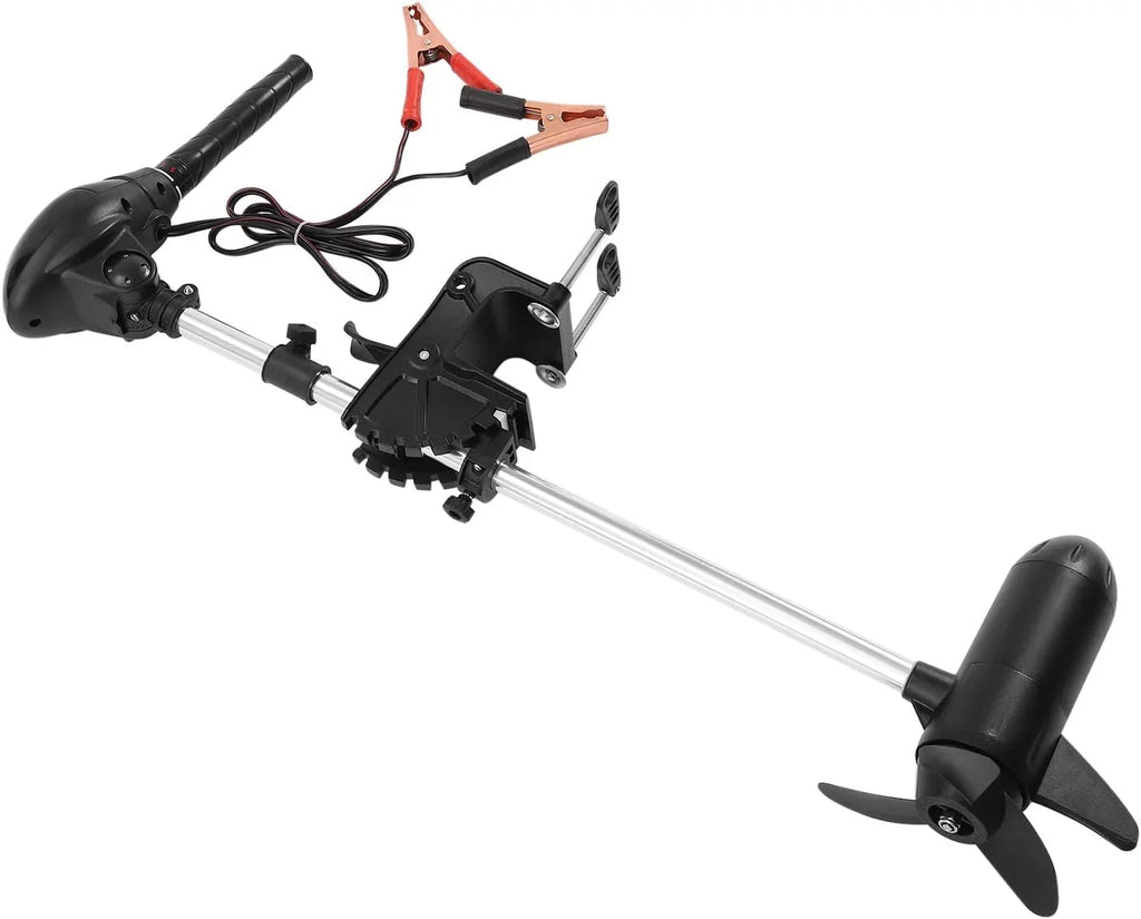 Miumaeov 12V Electric Trolling Motor Outboard Engine Fishing Boat Motor With  Display