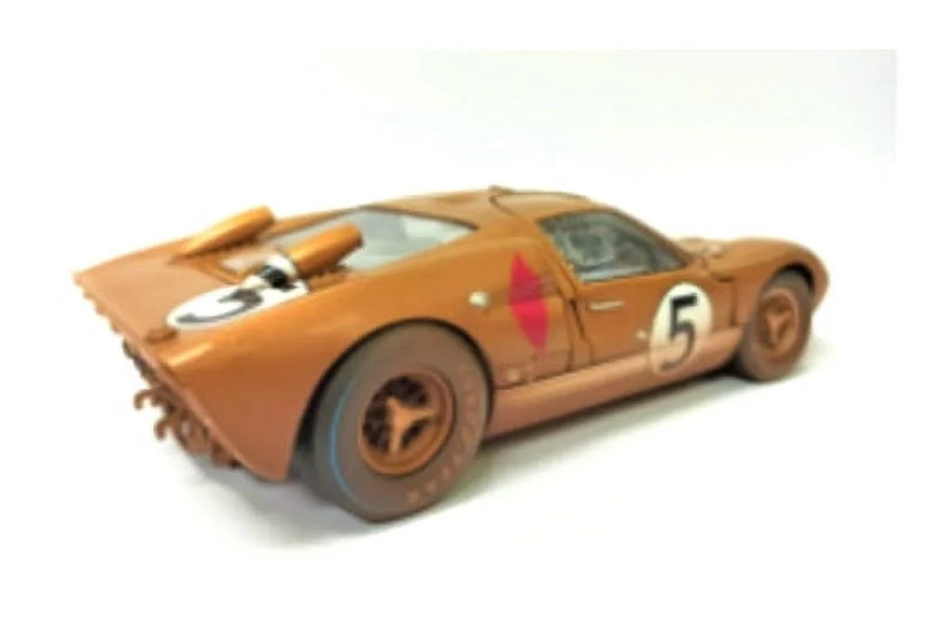 1966 Ford -40   #5 After Race (Dirty Version), Gold - Shelby Collectibles SC430G - 1/18 scale Diecast Model Toy Car