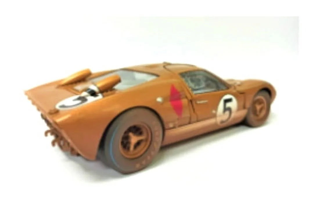 1966 Ford -40   #5 After Race (Dirty Version), Gold - Shelby Collectibles SC430G - 1/18 scale Diecast Model Toy Car