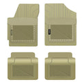 PantsSaver Custom Fit Floor Mats for Genesis GV60 2023 All Weather Protection -4 Piece Set (Beige)