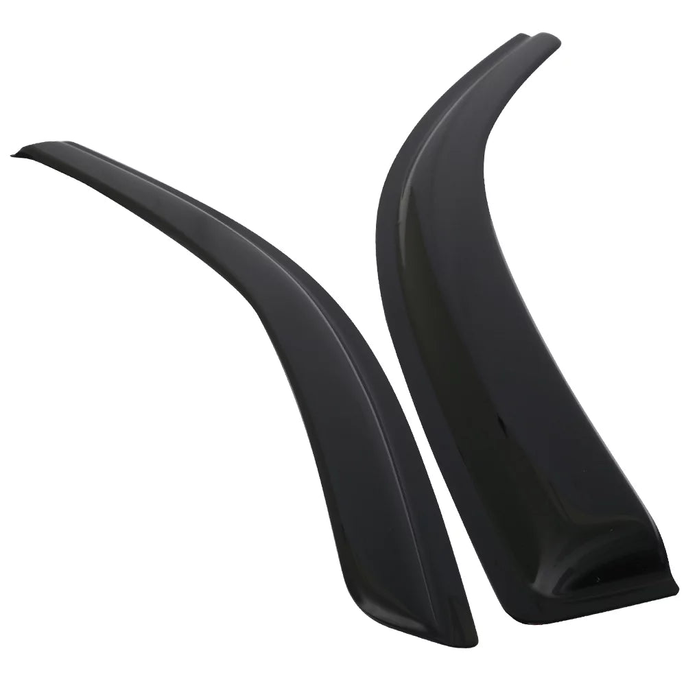 Ikon Motorsports Compatible with 14-23 Mitsubishi Mirage Hatchback Acrylic Window Visors Vent Windshield Deflector Rain Guard 4Pc Set Outside Mount 2014 2015 2016 2017 2018 2019 2020 2021