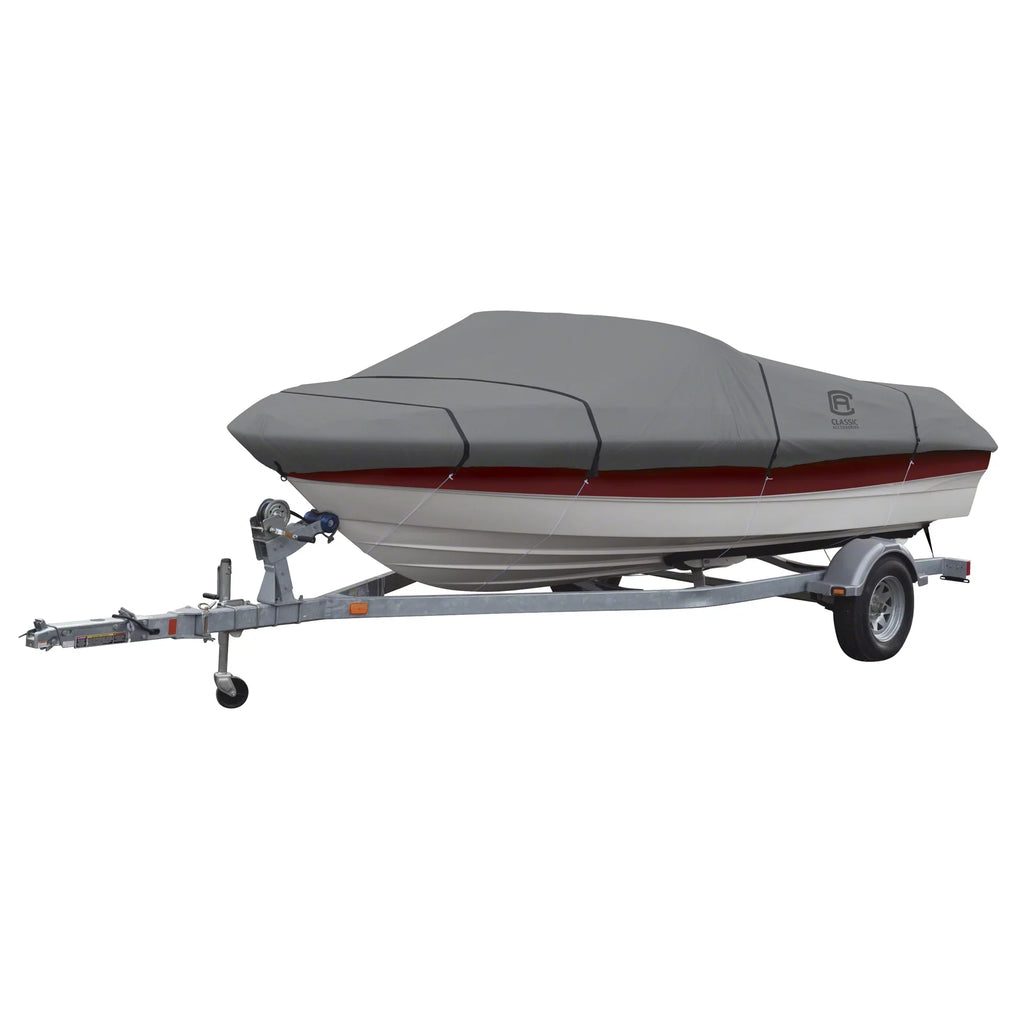 Classic Accessories Lunex -1™ Boat Cover, Fits Boats 16' - 18.5' L x 98" W, Trailerable Boat Cover with All-Weather Ripstop Fabric, Model C