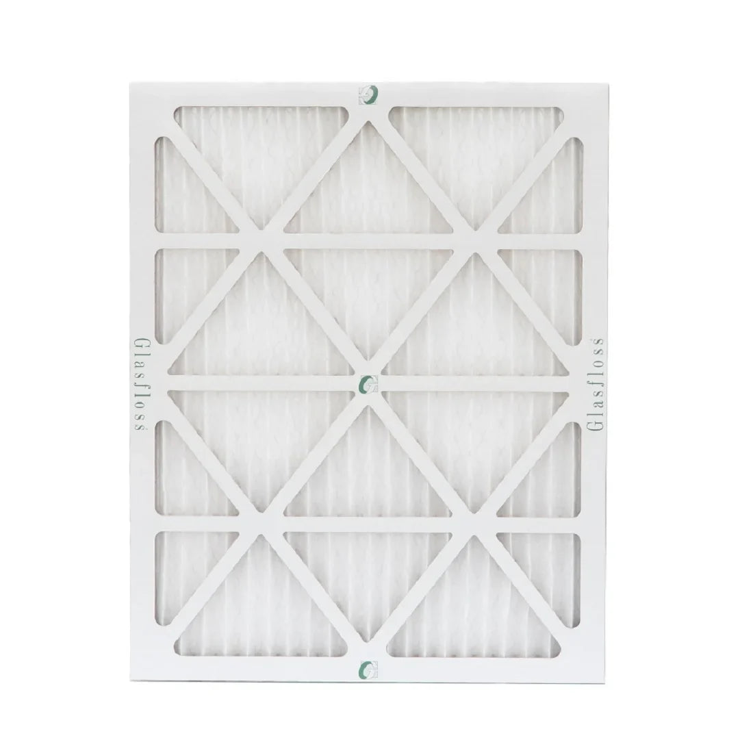 20x25x1  10 Pleated  Furnace Air Filters by Glasfloss Industries. ( 8 Pack ) Exact Size: 19-1/2 x 24-1/2 x 7/8