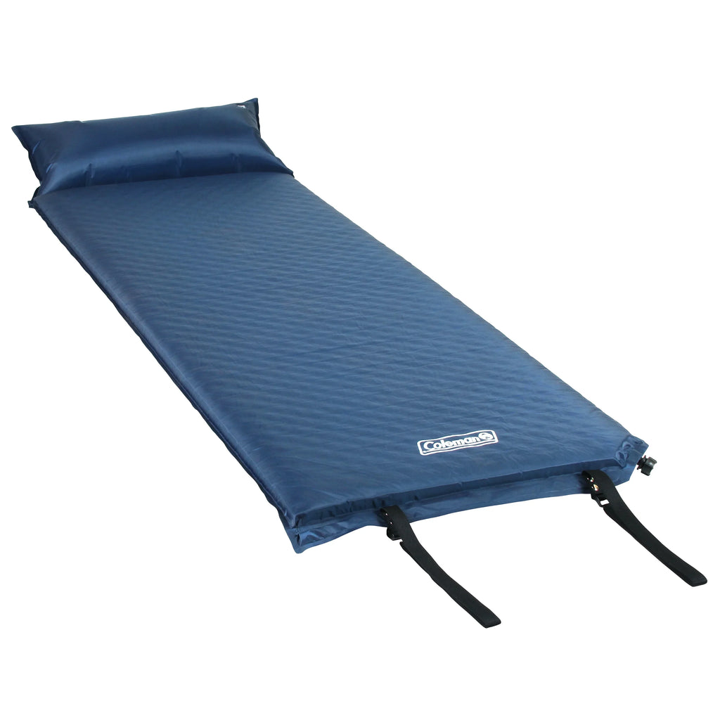 Coleman Self-Inflating Sleeping Camp Pad with Pillow, 76" x 25"