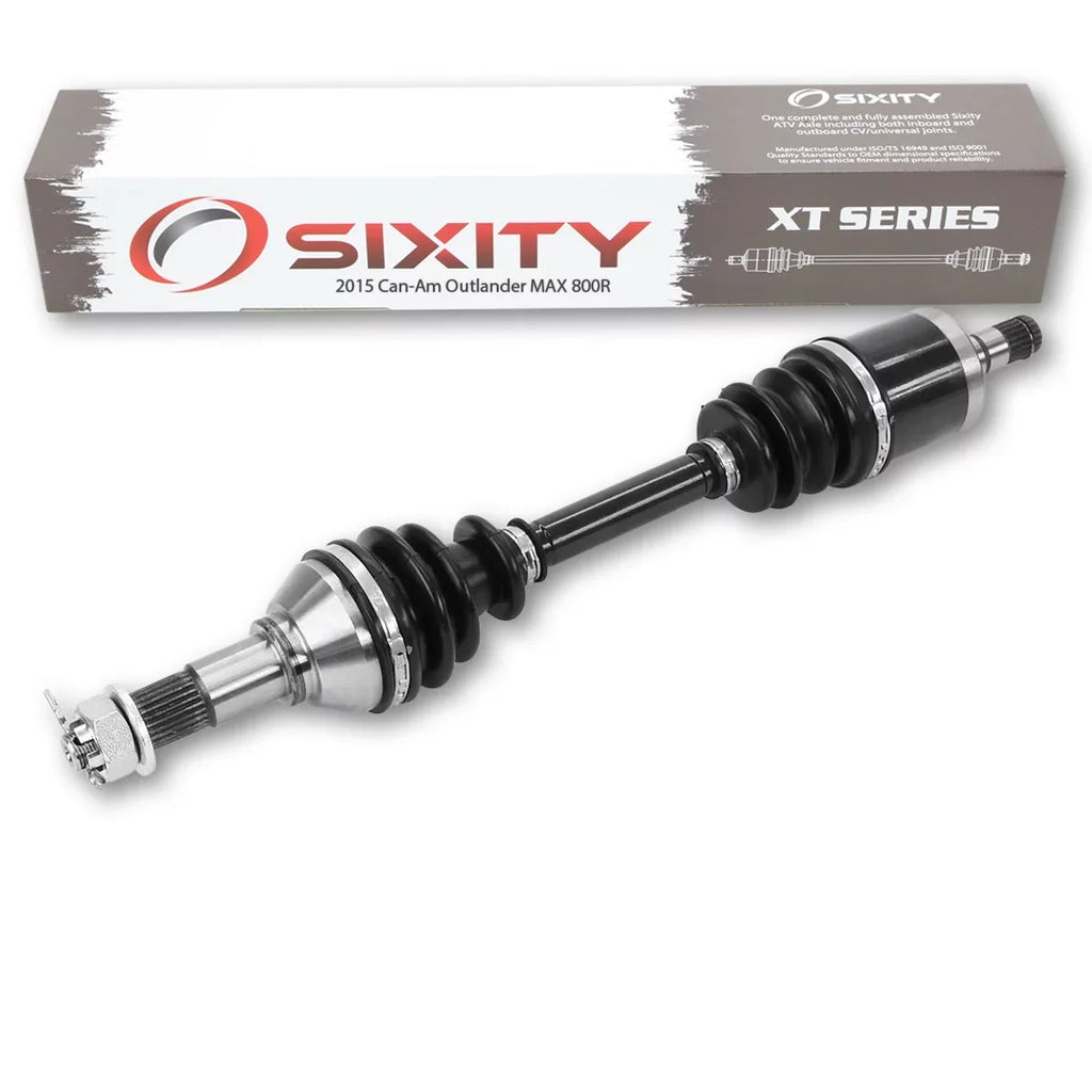 Sixity  Front Left Axle compatible with Can-Am Outlander  800R 2015 -   4X4