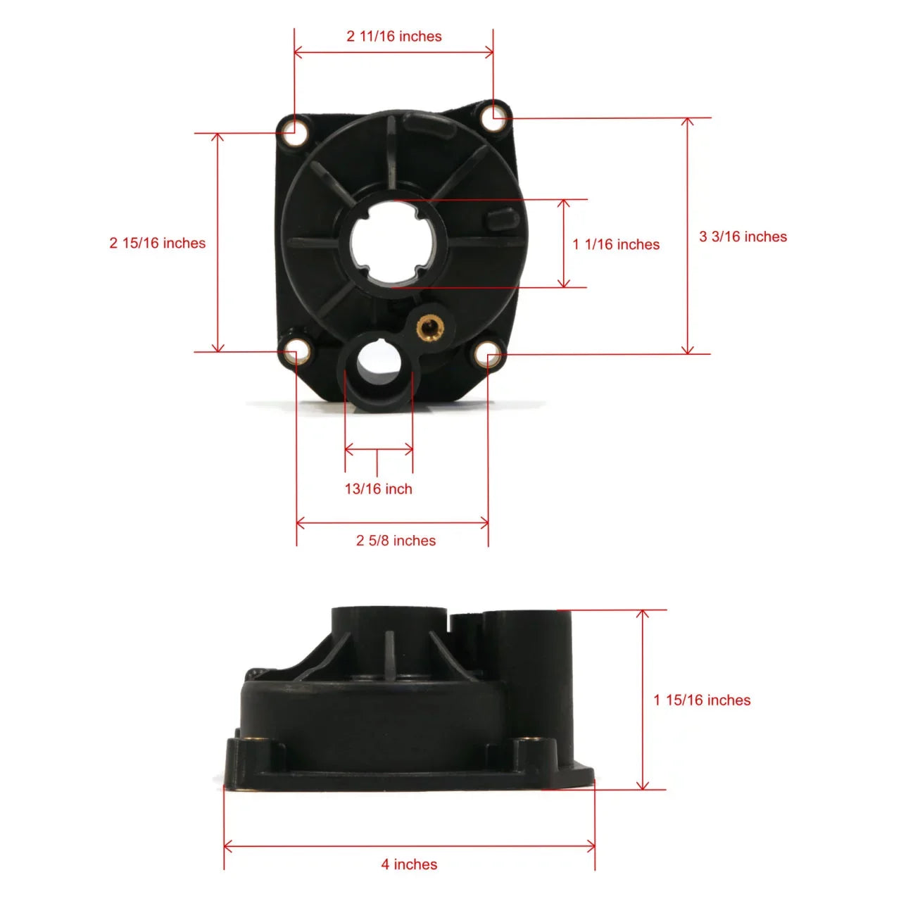 The  Shop | Water Pump Impeller Kit For 1979 Evinrude 75  75943R Outboard With 15" Transom