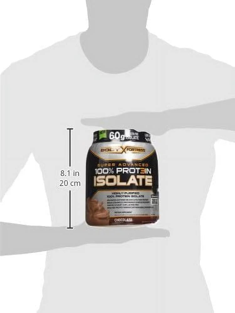 Body Fortress Super Advanced Whey Protein Isolate Powder, Gluten Free, Chocolate, 1.5 lbs (Packaging May Vary)
