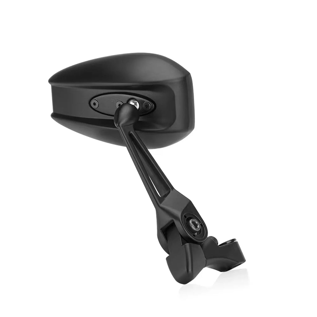 Universal Pair of Aluminum Motorcycle Rearview Mirrors with Electric Car Base - Anti-dazzle Reversing Mirror - Enhance Rear Visibility and Safety