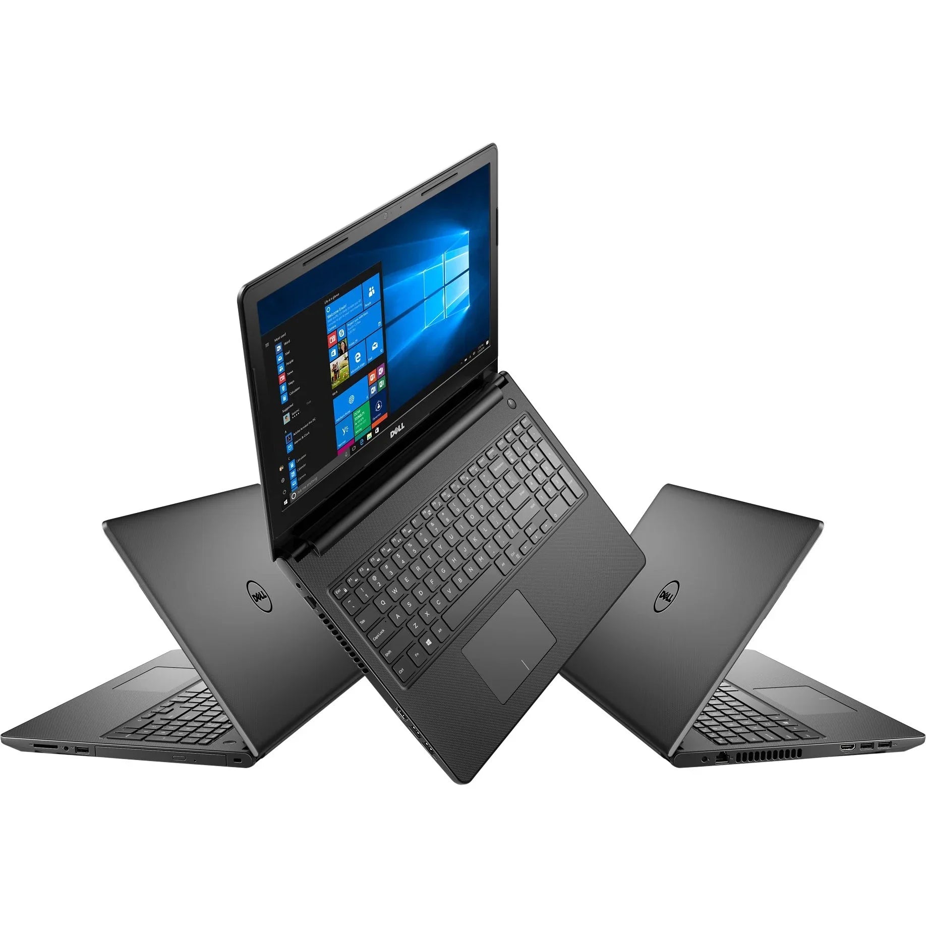 Dell i3567-3465BLK 15.6 Laptop Computer (Intel i3, 128GB , 8GB DDR4, Win 10, Intel  graphics 620)