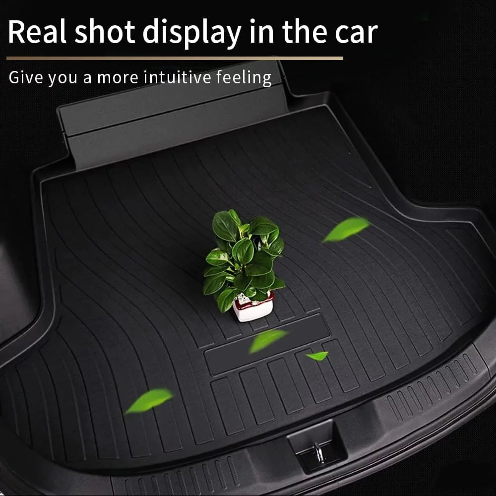 Upgrade Camry Cargo Liner |  Custom Fit Trunk Mat for 2018-2023 Toyota Camry & Camry Hybrid Accessories, Rubber Cargo Mat Trunk Liner Floor Mat for Toyota Camry 2018 2019 2020 2021 2022 2023