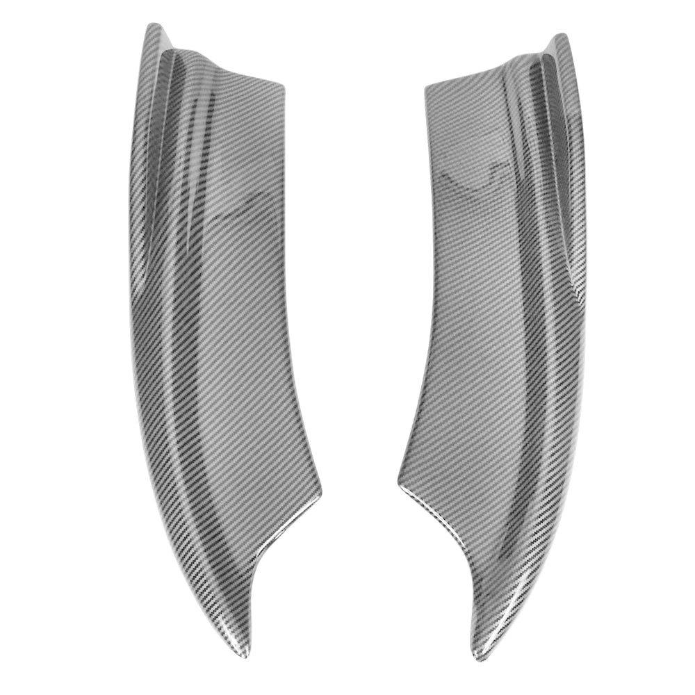 Ikon Motorsports Compatible with 15-23 Dodge Charger V2 Style Rear Bumper Lip Side Apron Carbon Fiber Print