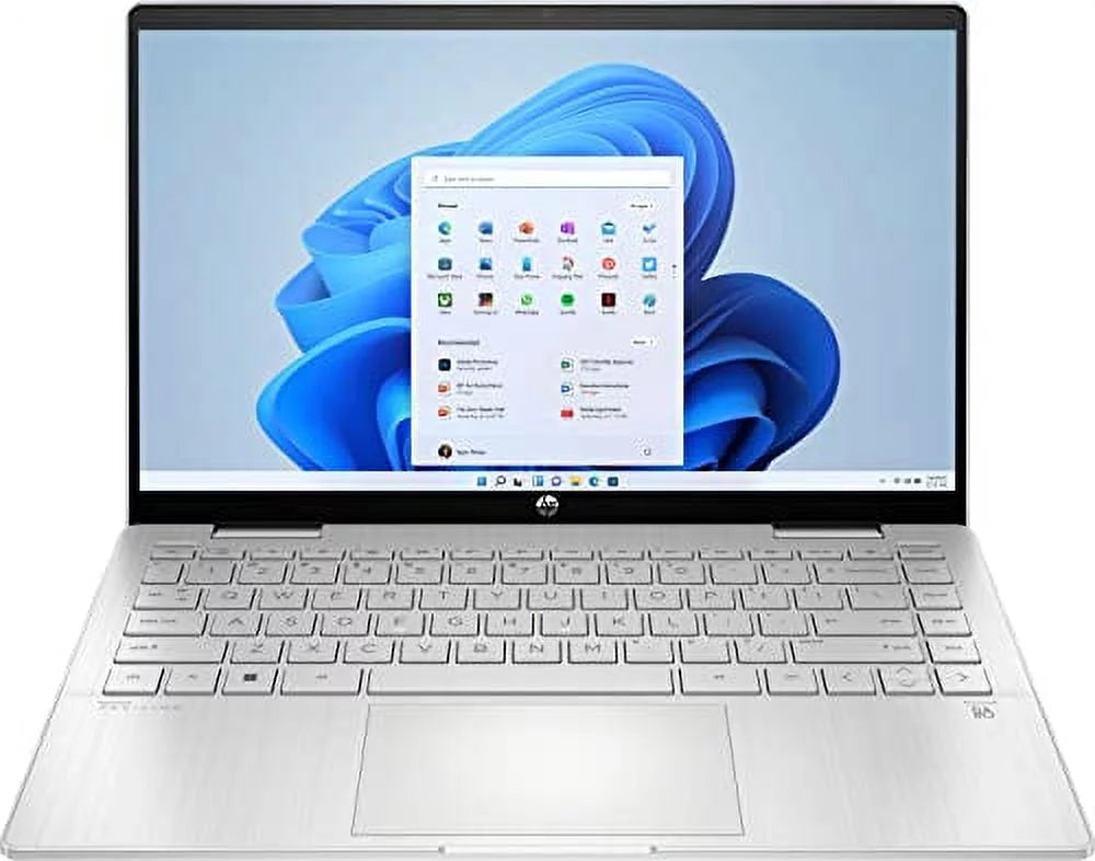 Pavilion X360 2-in-1 Laptop 2022, 14"   Touchscreen Intel  Platform 12th Core i5-1235U Iris Xe Graphics 8GB DDR4 1TB , Wi-Fi 6E Backlit ,  Reader, Windows 11 Pro,  32GB