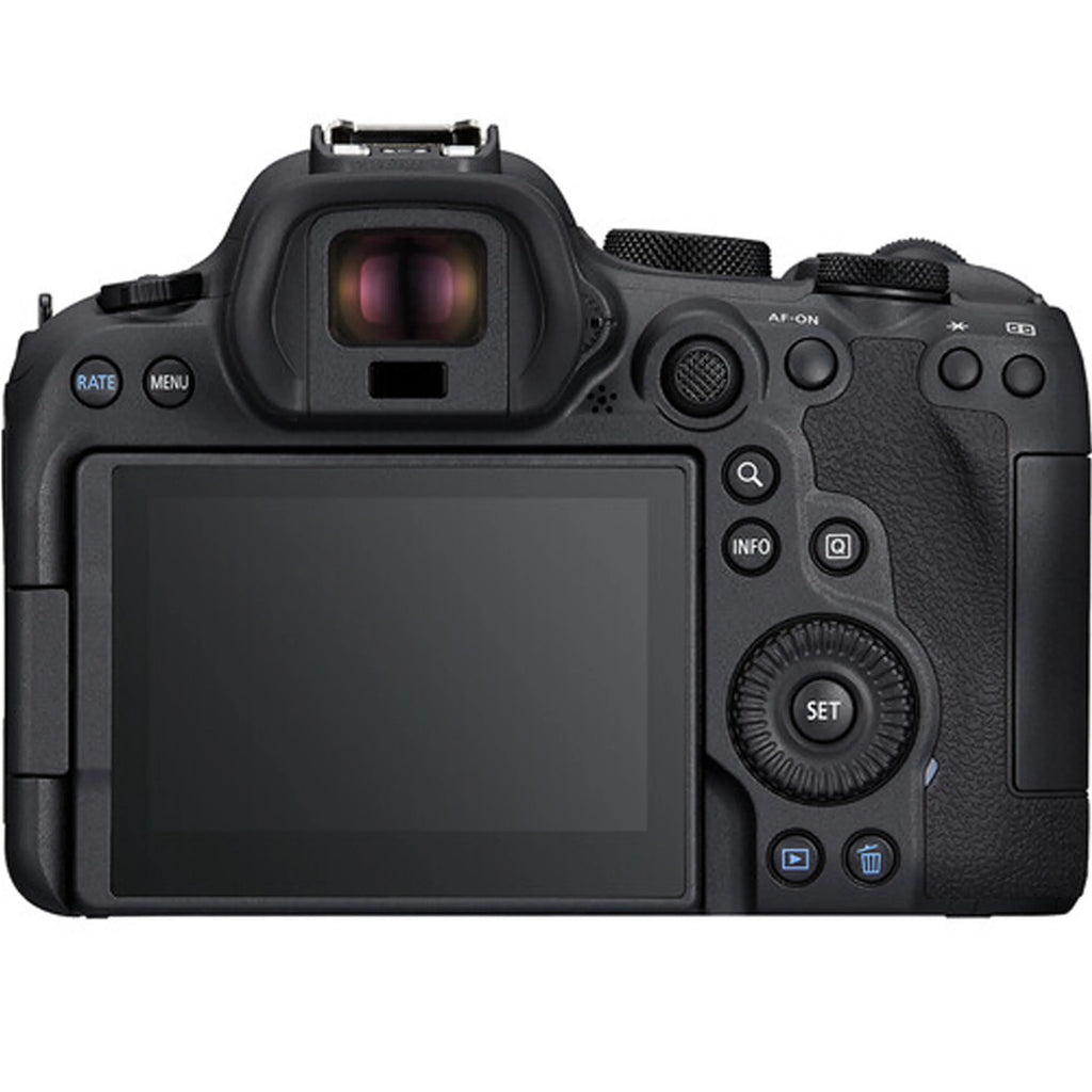 Canon  R6 Mark  Mirrorless Camera (Body Only) + 2pc 64GB Memory Cards + Tripod + Case & More