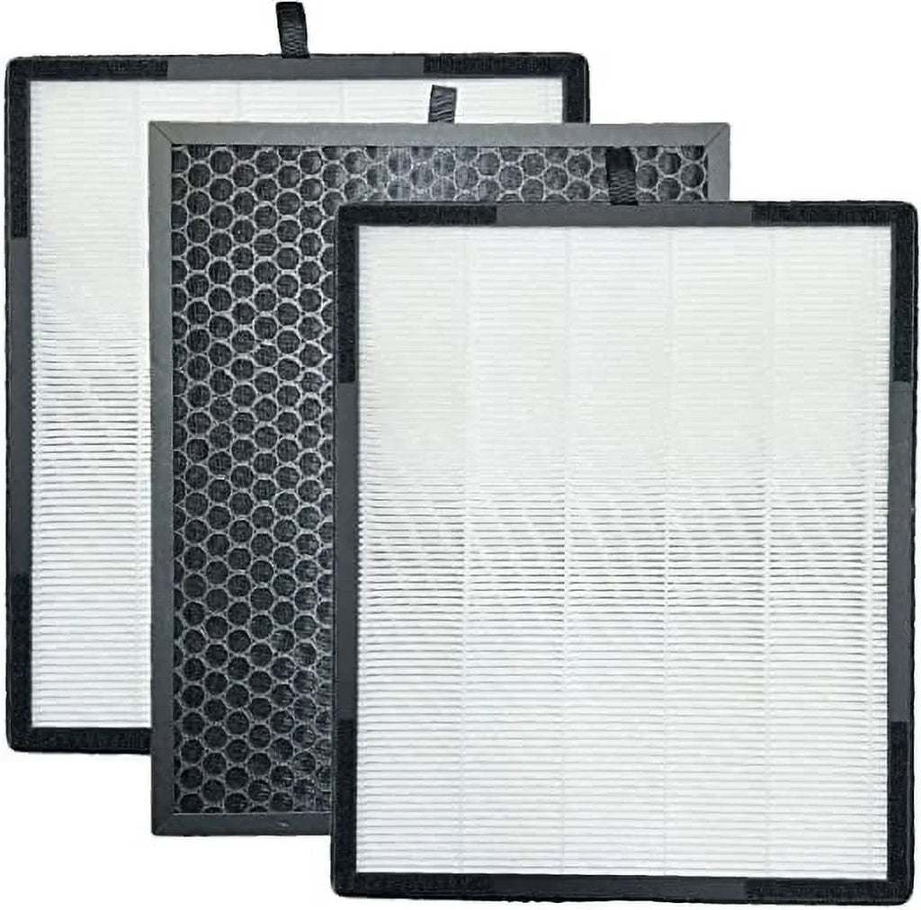 Nispira Aerio-300 3-in-1  Carbon Filter Replacement For Zigma Smart Original Air Purifier Aerio-300, 3 Pack