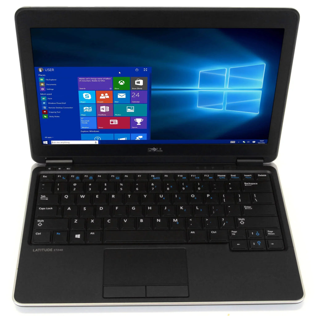 Used Dell Latitude E7240 Laptop Intel i5 Dual Core Gen 4 4GB  128GB  Windows 10 Home 64 Bit