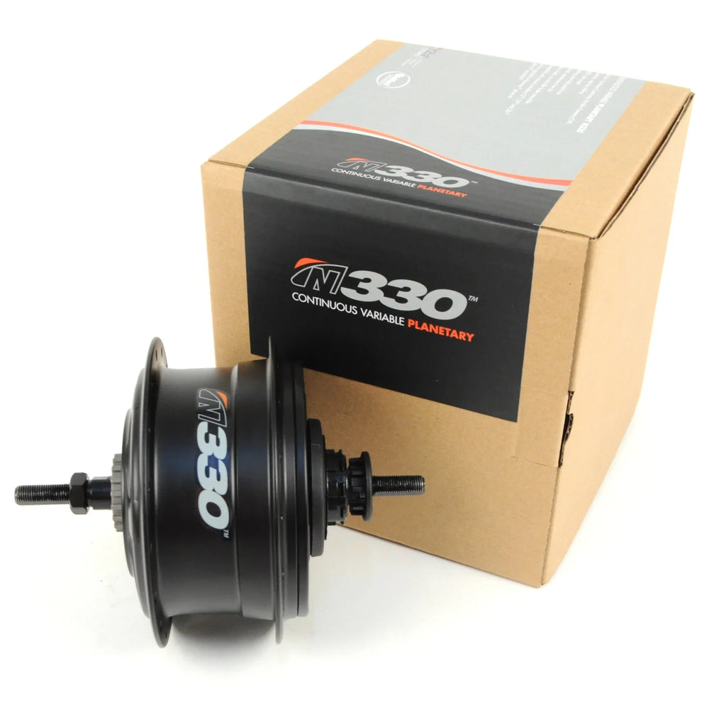 NuVinci N330  Internal Gear Bicycle Rear Hub Black 32h Roller Brake // New C3