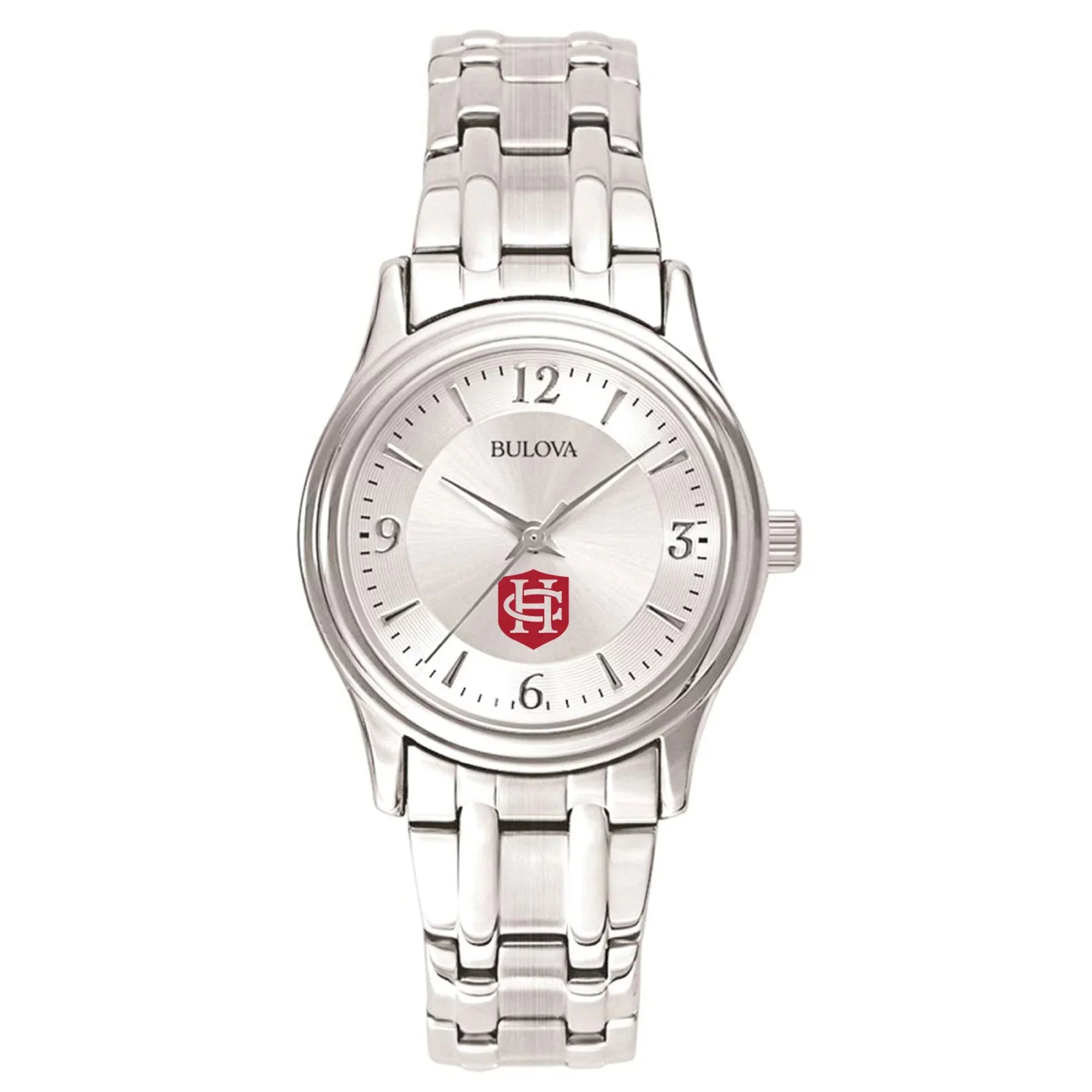 Women's Bulova  Silver Hanover Panthers Silver-Tone Dial Stainless Steel Quartz Watch