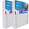 16x25x5 Air Filter  13 Comparable to  1500 - 2200 &  9 Compatible with ReservePro 4511 Premium  Made 16x25x5 Furnace Filter 2 Pack by     .