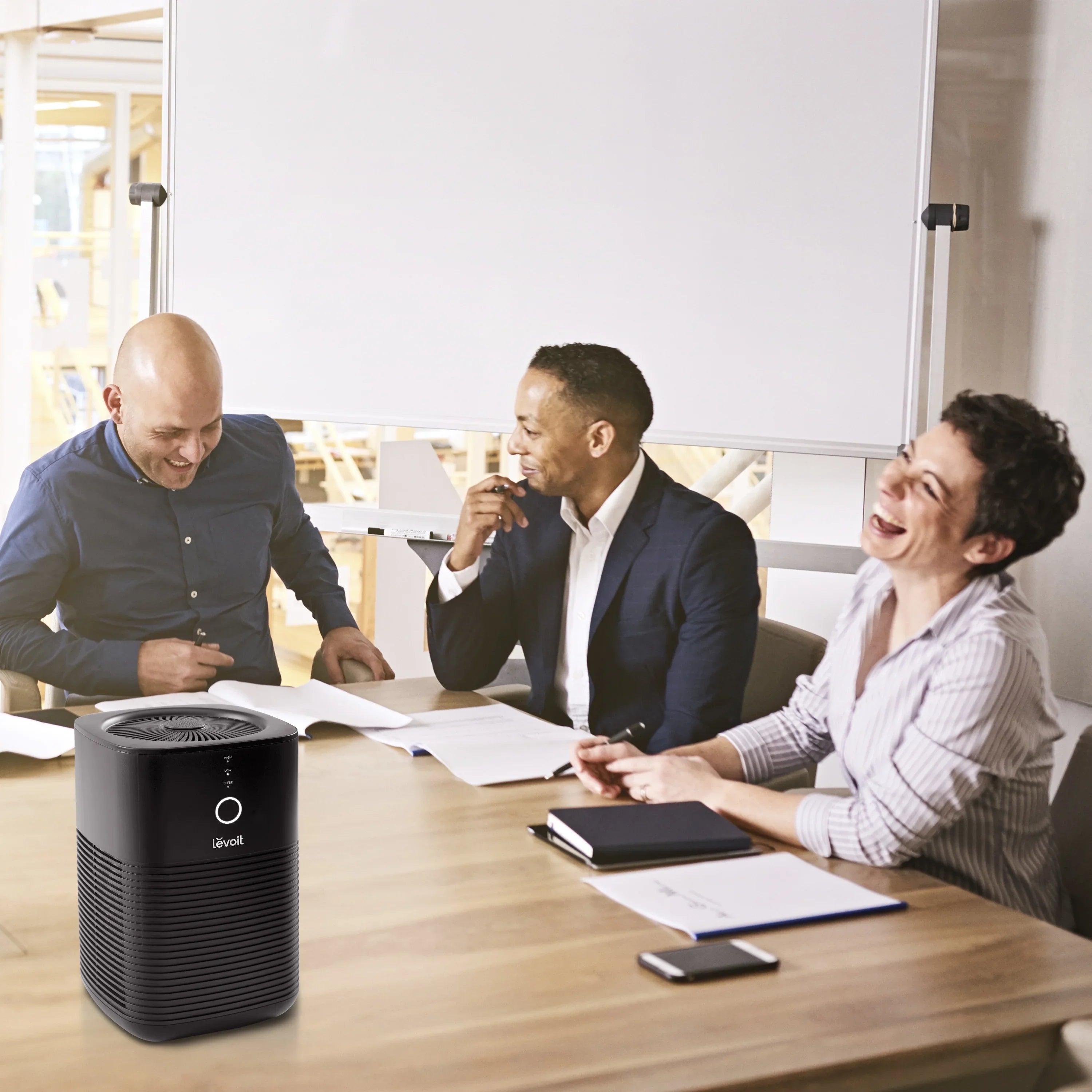 Levoit True  Air Purifier, Dual-Filter Design, with Aromatherapy, Small Rooms, Bonus Aroma Pads, 1 Pack, Black