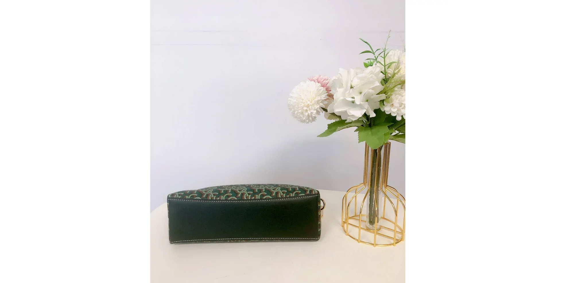 Coach CF343 Madi Crossbody With Coach Monogram Print  Green