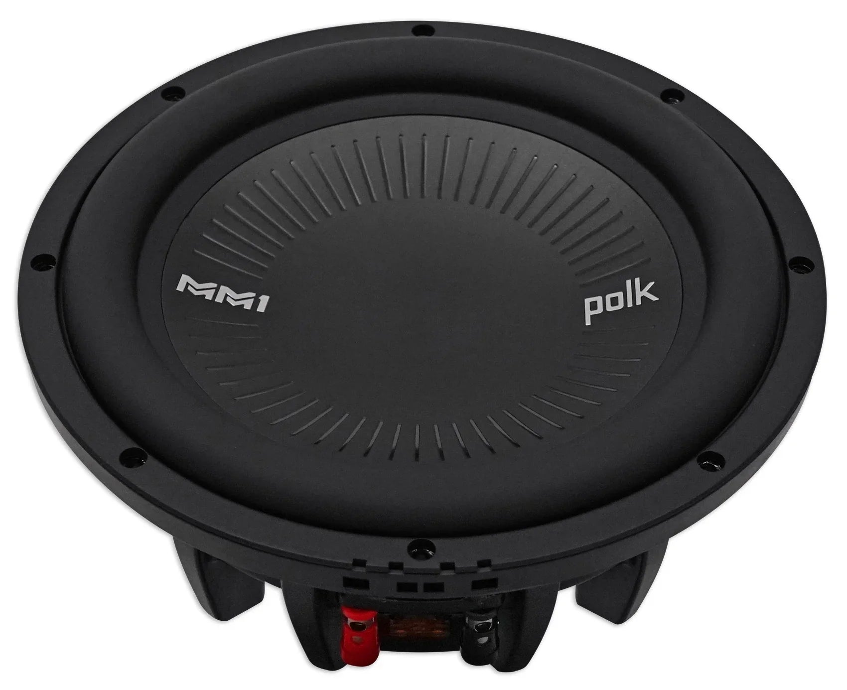 (2) Polk Audio MM1042DVC 10” 1200w Car/Marine Audio Subwoofers Subs+Crossover