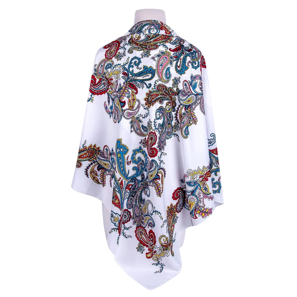 Evening Shawl and Wrap for Women Magic Land Silk Shawl 39x39” (100x100 cm) Travel Scarf Tops Fashion Shawl for Wedding