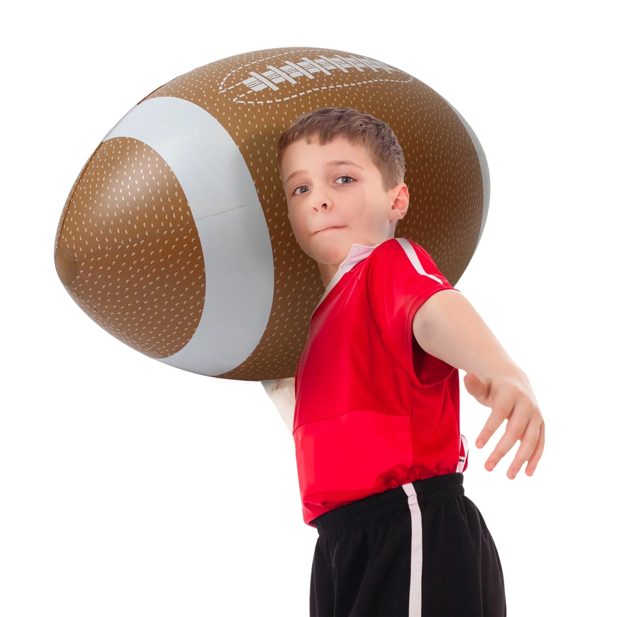 GoFloats 4' Giant Inflatable Football - Made From Premium Raft Grade Vinyl