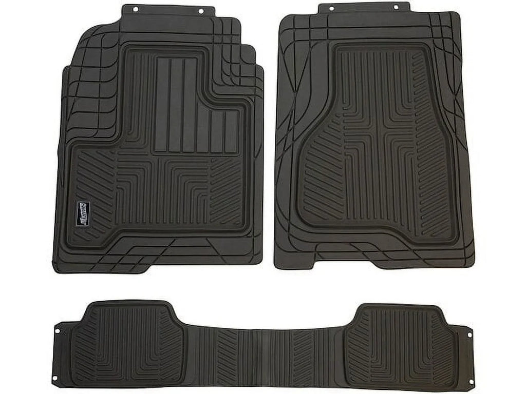 Floor Mat Set 3 Piece - Compatible with 2006 - 2014, 2017 - 2019 Honda Ridgeline 2007 2008 2009 2010 2011 2012 2013 2018